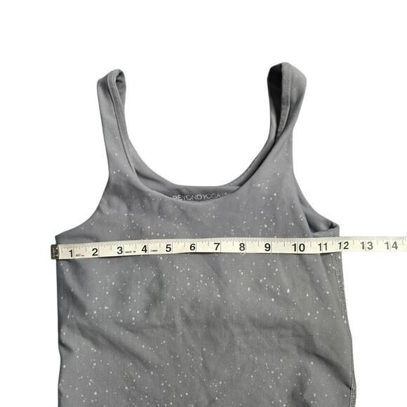 Beyond Yoga Keep it Simple Alloy Speckled Cropped Tank Size: XS - Picture 2 of 5